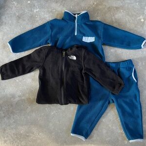✨Fleece Bundle✨ TNF Glacier Fleece Overall + Tucker Tate 2 Piece Fleece Set